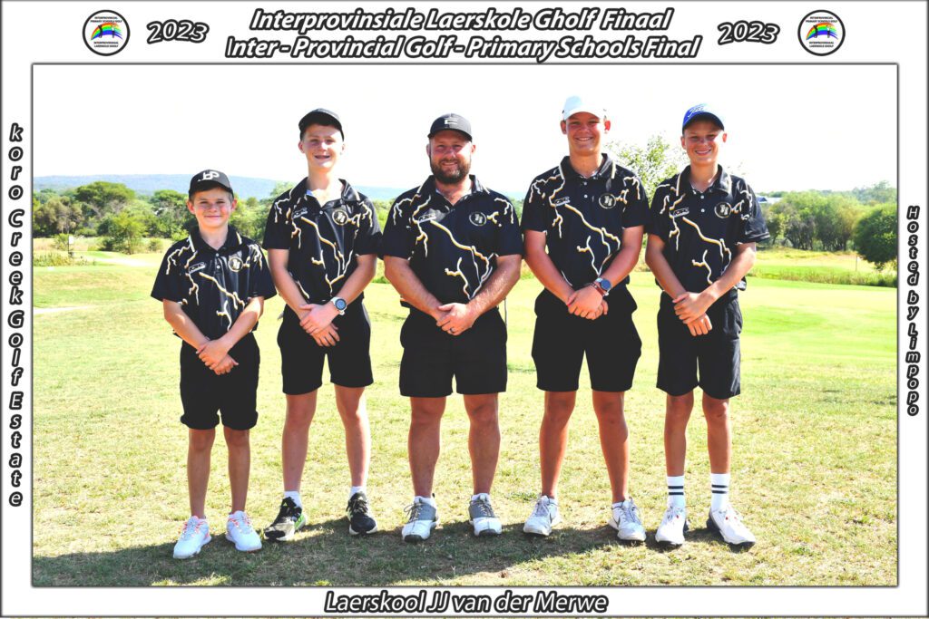 JJ Van Der Merwe Laerskool 2023 Kian de Villiers Michael Ronquest Joshua Potgieter Paul Van Niekerk