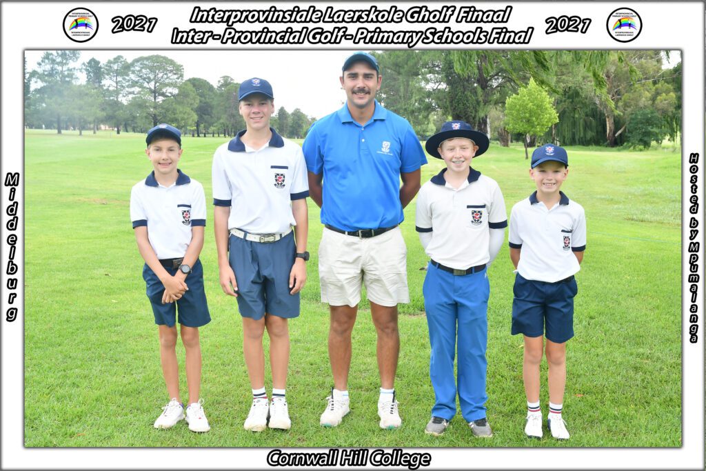 Cornwall Hill Primary 2021 Robert Vernon Jacques Olivier Luke Berry Aiden Combrinck