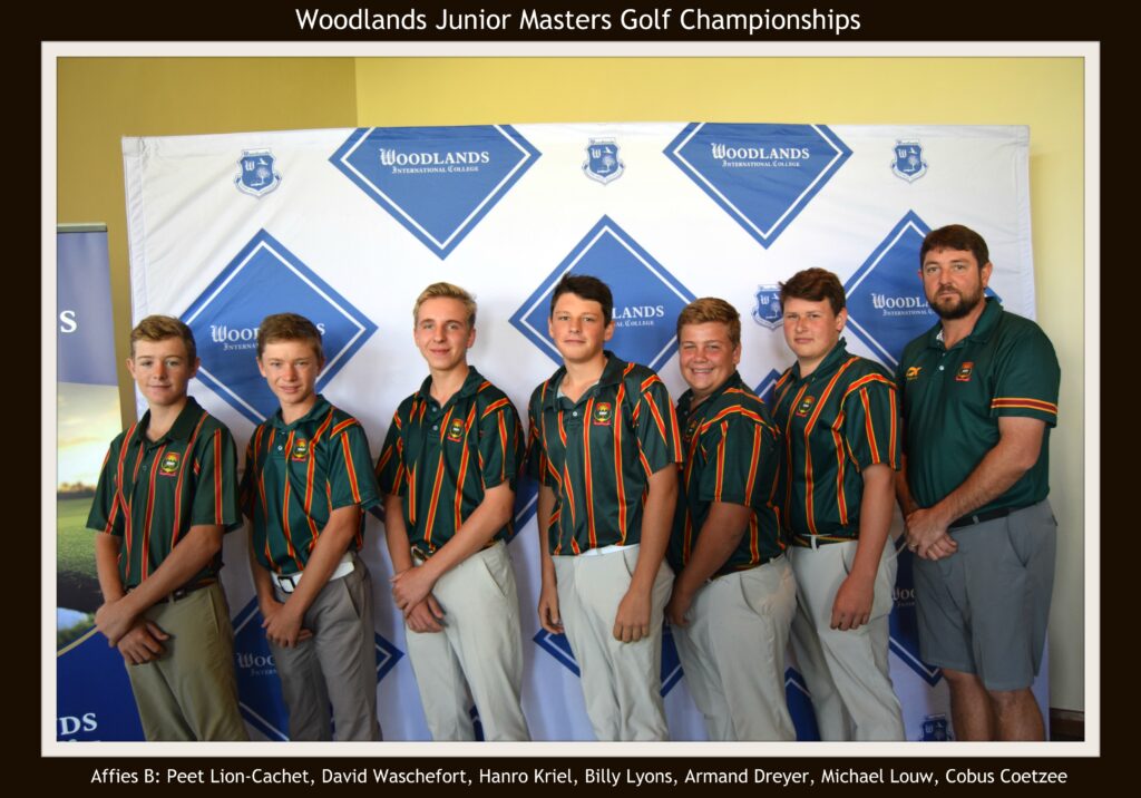 Afrikaanse Hoër Seunskool B span 2019 David Waschefort Armand Dreyer Billy Lyons Hanro Kriel Peet Lion Cachet Michael Louw