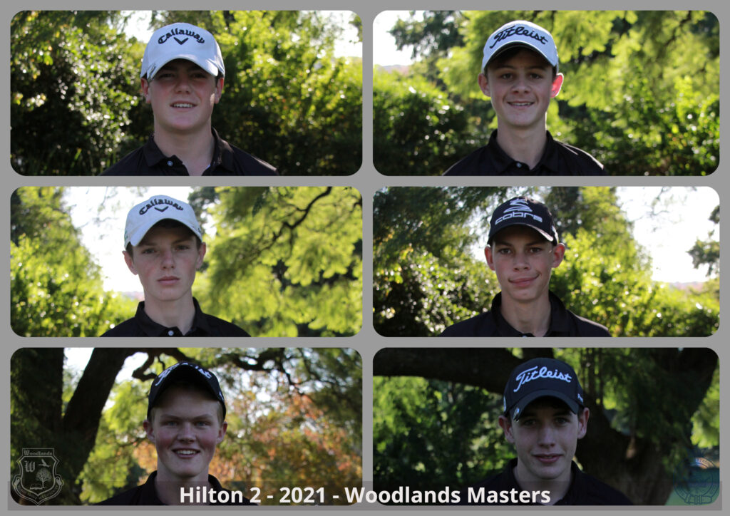 Hilton College 2021 (B) Brett Cutting Murray Dahl Brian Thomson Christian Snijman Nic McLeod Stuart Baker
