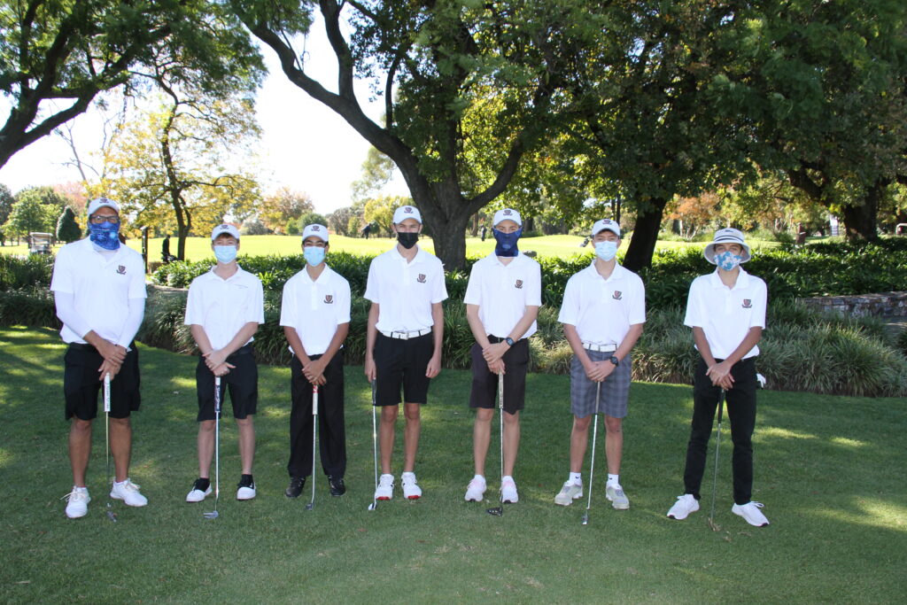 St Johns College 2021 Matthew Dippenaar Jayden Hoskins Rory Crosley Calvin Brooks Benjamin Jacobs Jack Porter
